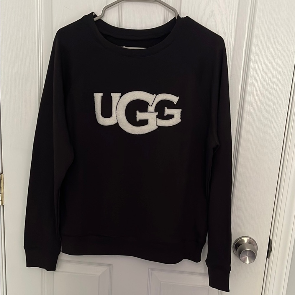 UGG Black and White Logo Sweatshirt